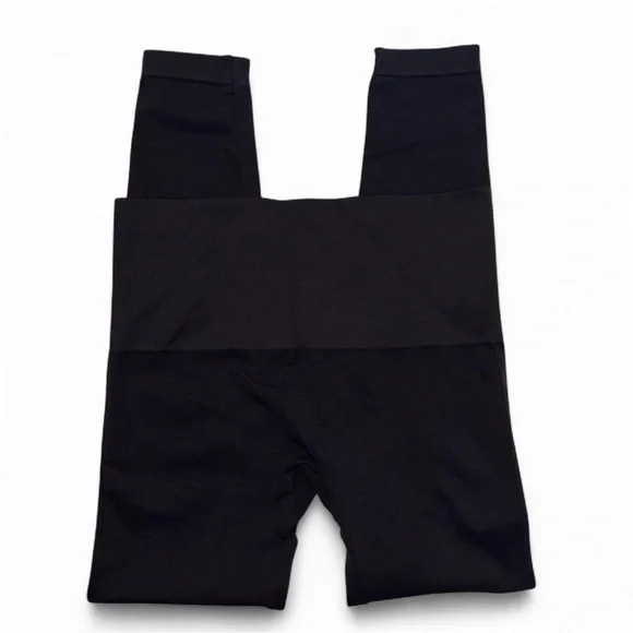 SPANX Women's Large Look At Me Now Seamless Leggings Black - Picture 1 of 5